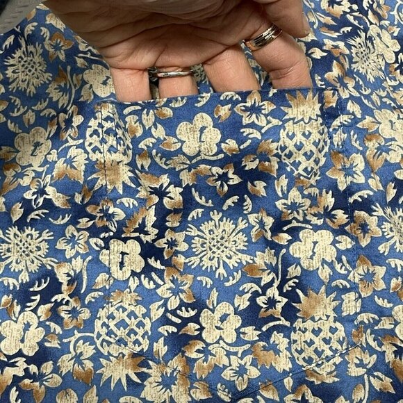 Vintage Hilo Hattie Hawaiian Hawaii Shirt Men Size XL Pineapple Aloha Tropical - Picture 7 of 9